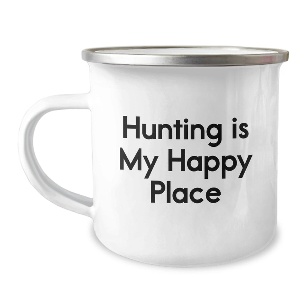 Funny Hunting Quotes Gifts for Him from Dad Birthday Unique Camping Mug - Image 1