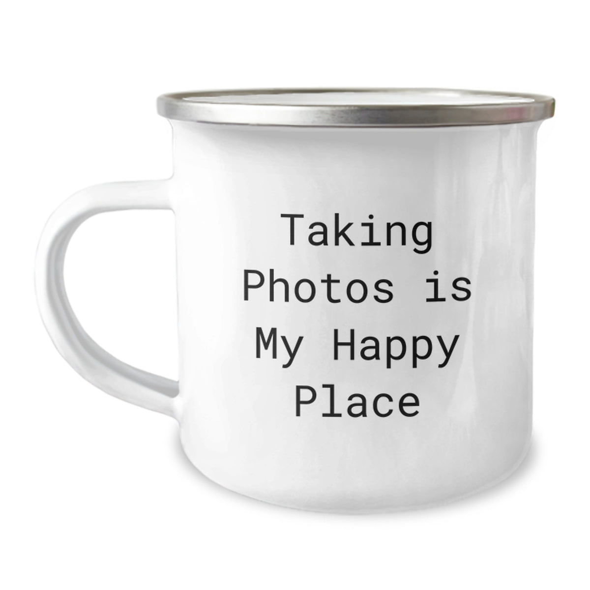 Taking Photos Gifts, Funny Camping Mug for Graduation, 'Taking Photos Is My Happy Place' Quote, Gifts from Friends to Family - Image 1