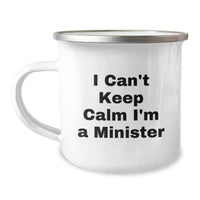 Load image into Gallery viewer, Funny 'I Can't Keep Calm I'm A Minister' Graduation Unique Gifts for Minister from Friend - Image 1