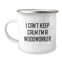 Load image into Gallery viewer, Funny Woodworker Gifts from Men to Friends, Unique Graduation Unique Gifts for Woodworker Guys, 'I'm a Woodworker' Camping Mug - Image 1