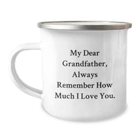 Load image into Gallery viewer, Funny Grandfather Gifts from Men - Always Remember How Much I Love You. Camping Mug for Grandfather - Unique Christmas Unique Gifts for Dad - Image 1
