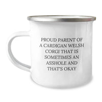 Load image into Gallery viewer, Funny Cardigan Welsh Corgi Dog Lover Gifts for Men - Proud Parent Quote Christmas Unique Mugs for Coffee Lovers - Camping Mug for Friends and Family - Image 1
