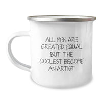 Load image into Gallery viewer, Funny Artist Gifts for Men, Inspirational Quote Camping Mug, Birthday Unique Gifts from Friends - Image 1
