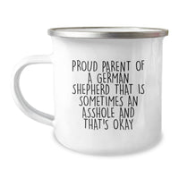 Load image into Gallery viewer, Funny German Shepherd Dog Lover Gifts from Dad to Son or Daughter for Christmas Unique Presents for Men or Women - Proud Parent Mugs - Image 1
