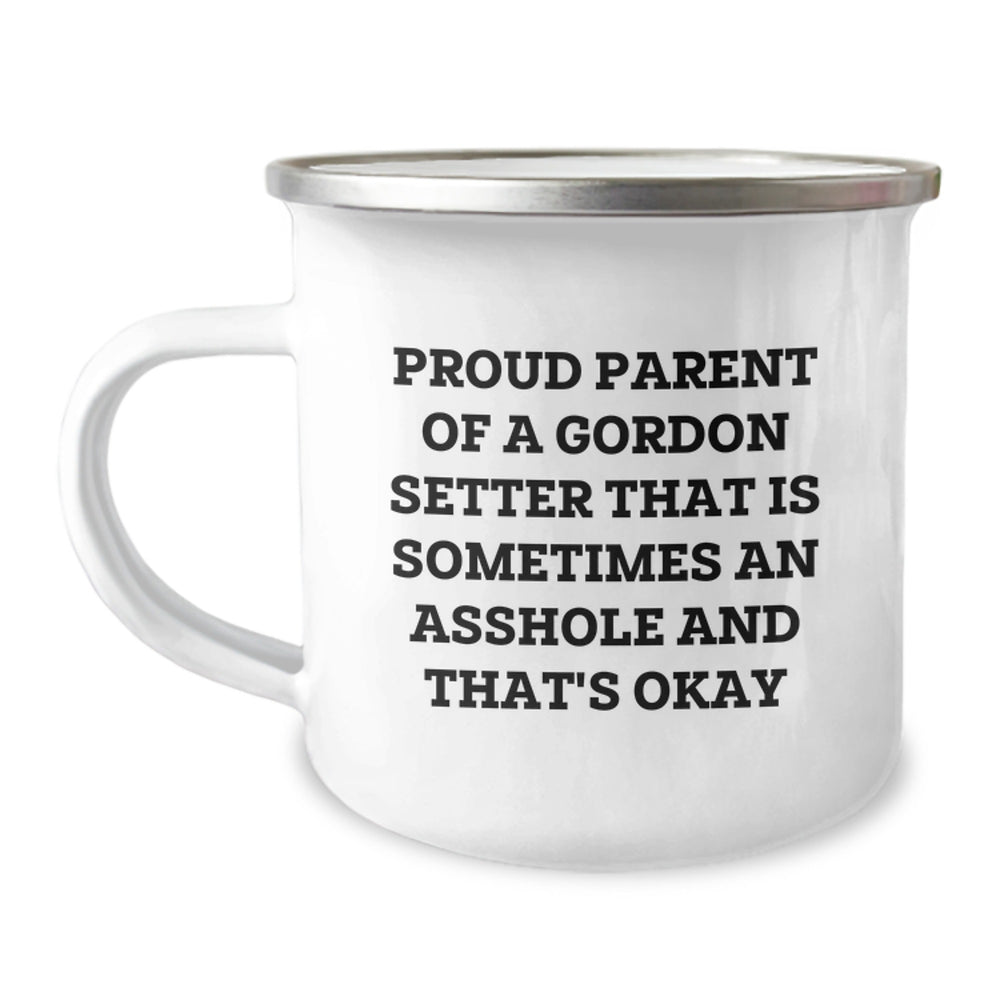 Gordon Setter Dog Parent Funny Mug, Gifts from Friends, Family, Coworkers, Camping Mug for Gordon Setter Dog Lovers, Graduation Unique Gifts - Image 1