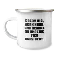 Load image into Gallery viewer, Funny Vice President Gifts from Friends, Unique Christmas Unique Gifts for Vice President, Amazing Camping Mug - Image 1
