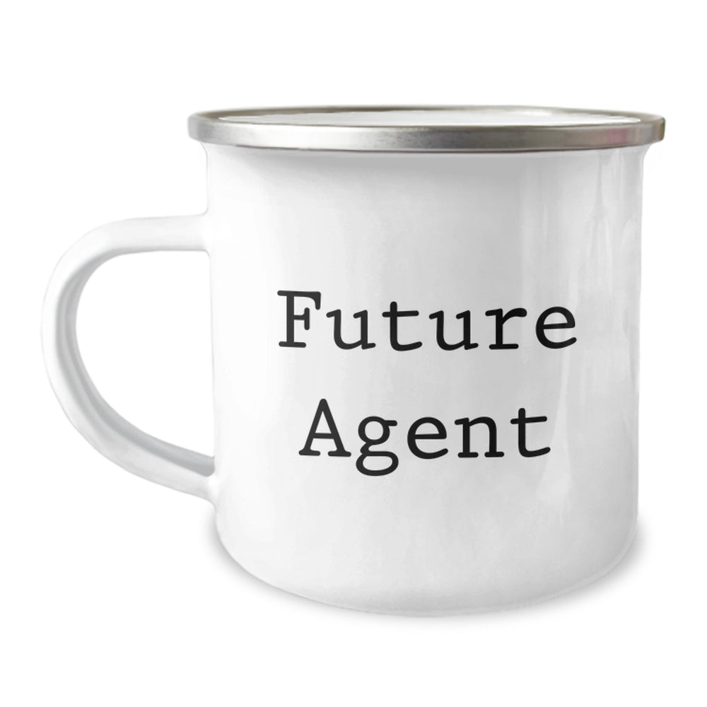 Funny Future Agent Camping Mug Gifts from Family and Friends - Perfect Agent Unique Christmas Unique Gifts - Image 1