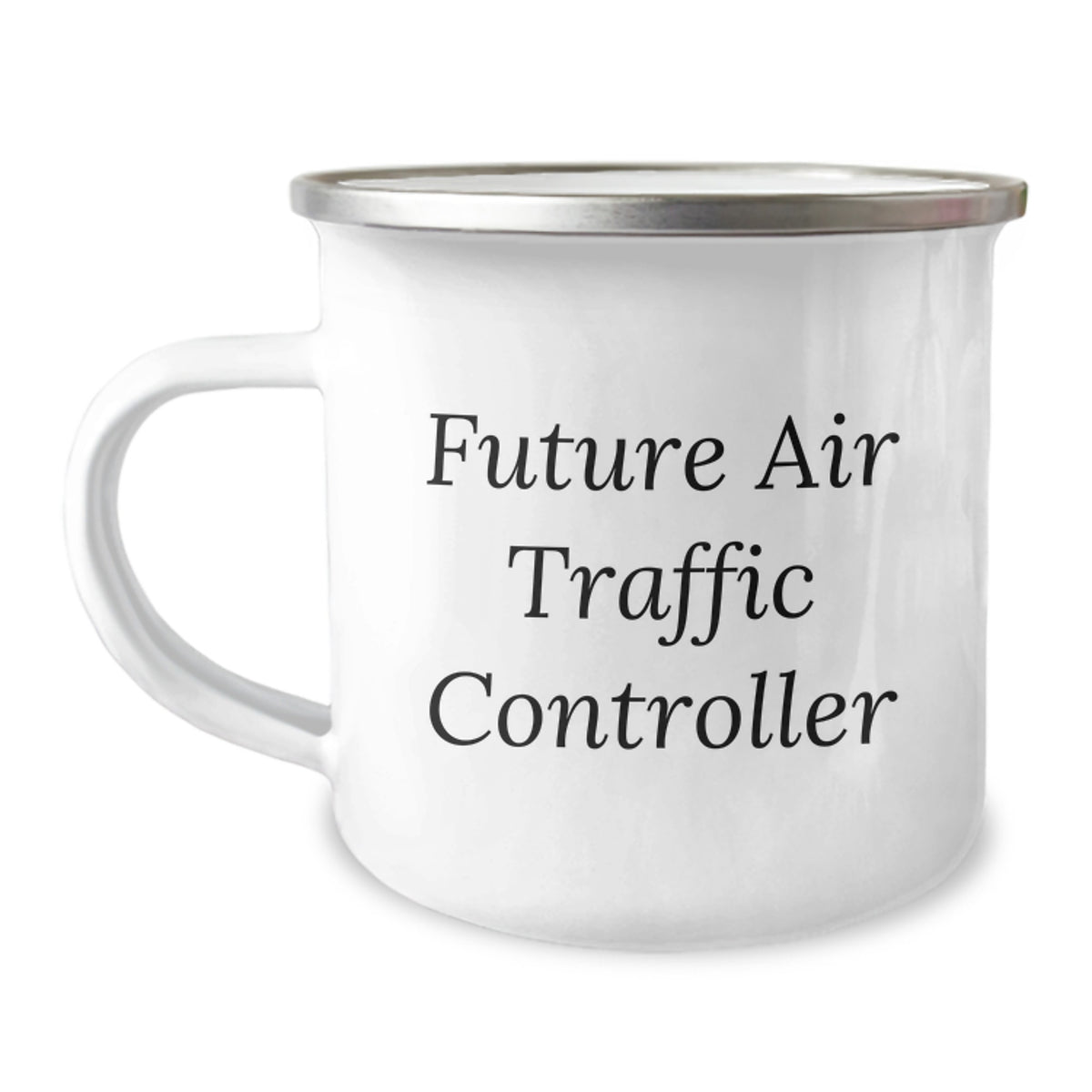 Funny Future Air Traffic Controller Gifts from Family, Inspirational Air Traffic Controller Camping Mug, Christmas Unique Gifts for Him - Image 1