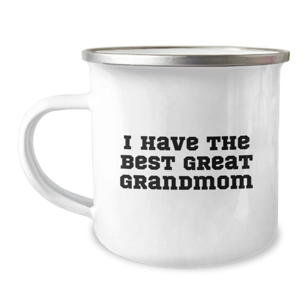 Funny Grandmom Gifts - I Have The Best Great Grandmom Camping Mug for Birthday - Gifts from Family to Grandmom - Image 1