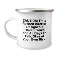 Load image into Gallery viewer, Gifts from Family to Interior Designer Friends - Funny Camping Mug for Graduation Unique Gifts - Image 1