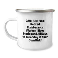 Load image into Gallery viewer, Maintenance Worker Funny Camping Mug Gifts from Friends and Family to Men for Graduation Unique - Image 1
