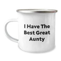 Load image into Gallery viewer, Funny Aunty Gifts from Family, Gifts for Aunty on Graduation, I Have The Best Great Aunty Camping Mug - Image 1
