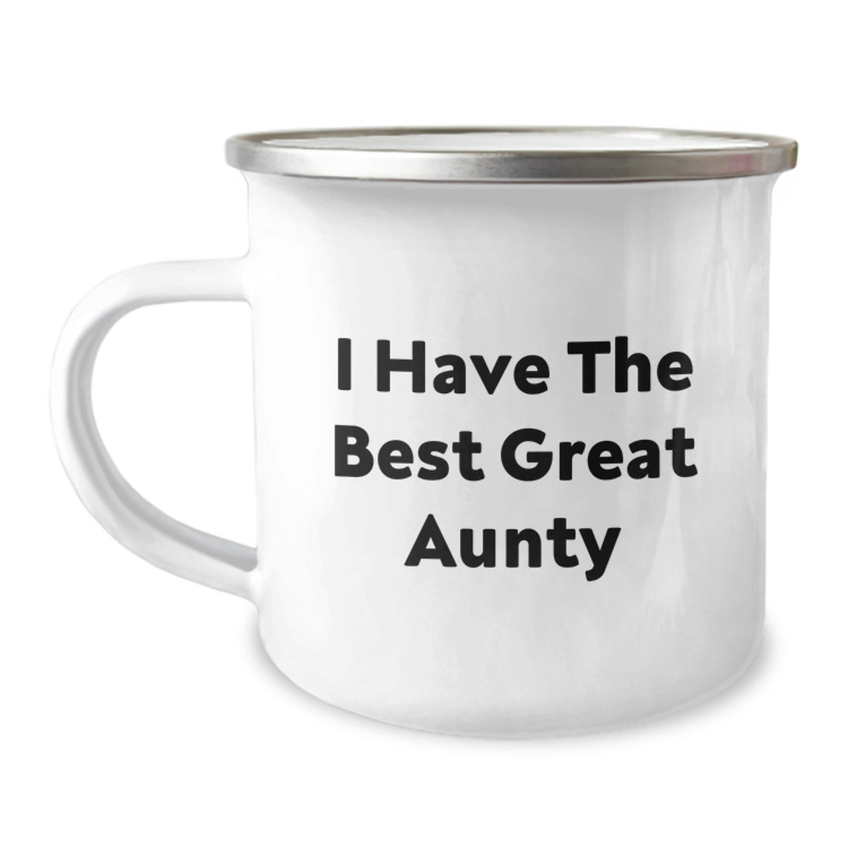 Funny Aunty Gifts from Family, Gifts for Aunty on Graduation, I Have The Best Great Aunty Camping Mug - Image 1