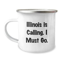 Load image into Gallery viewer, Funny Illinois is Calling, I Must Go Gifts from Friends to Illinois Men on Birthday Unique - Image 1