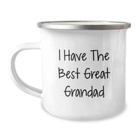 Load image into Gallery viewer, Funny Grandad Gifts, I Have The Best Great Grandad, Camping Mug for Men, Unique Graduation Gifts from Family to Grandad - Image 1
