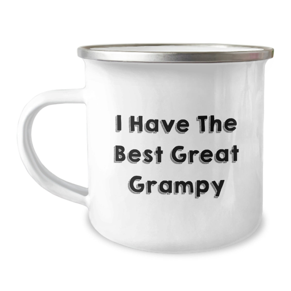 Funny Grampy Gifts from Men, Unique Camping Mugs for Grampy's Graduation, 'I Have The Best' Printed Stainless Steel Mug - Image 1