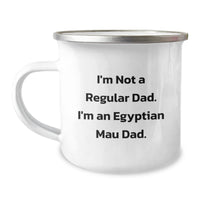 Load image into Gallery viewer, Funny Egyptian Mau Cat Dad Gifts for Friends, Christmas Unique Presents from Men to Family, Egyptian Mau Cat Camping Mug - Image 1
