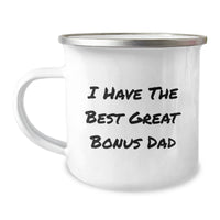 Load image into Gallery viewer, Funny Bonus Dad Gifts for Camping Mug - I Have The &#39;Best&#39; Great Bonus Dad - Christmas Unique Gifts from Men to Dad - Image 1
