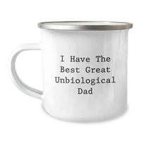 Load image into Gallery viewer, Funny Unbiological Dad Christmas Unique Gifts from Men, Unique Camping Mug for Unbiological Dad, Inspirational Quote - Image 1
