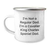 Load image into Gallery viewer, Funny Cavalier King Charles Spaniel Dog Gifts for Men Birthday Unique Presents from Dad to Cavalier King Charles Spaniel Dog Lover - Camping Mug - Image 1