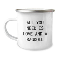 Load image into Gallery viewer, Ragdoll Cat Lovers Gifts from Family with Quote &#39;All You Need Is Love And A Ragdoll&#39; for Graduation Unique Gifts - Image 1
