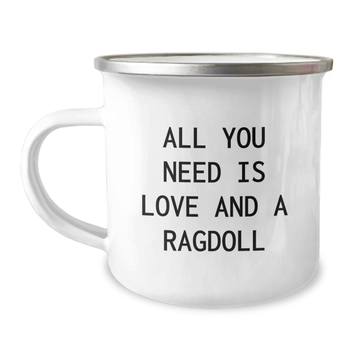 Ragdoll Cat Lovers Gifts from Family with Quote 'All You Need Is Love And A Ragdoll' for Graduation Unique Gifts - Image 1