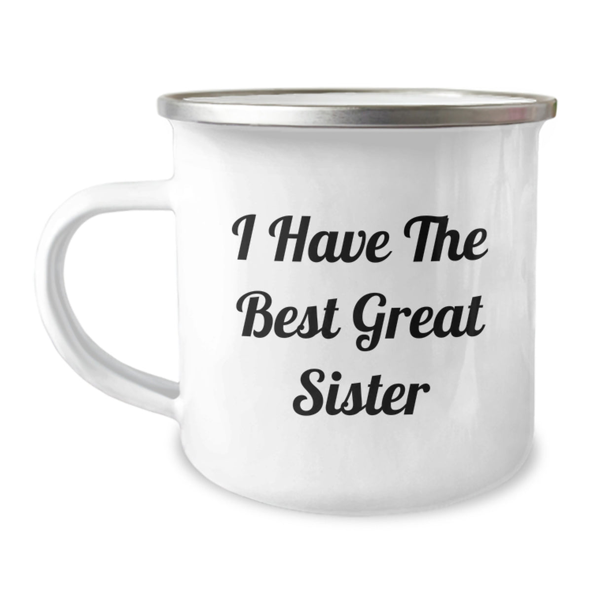 Funny Sister Camping Mug Gifts from Family, Unique Birthday Ideas for Sisters, I Have The Best Great Sister Quote - Image 1