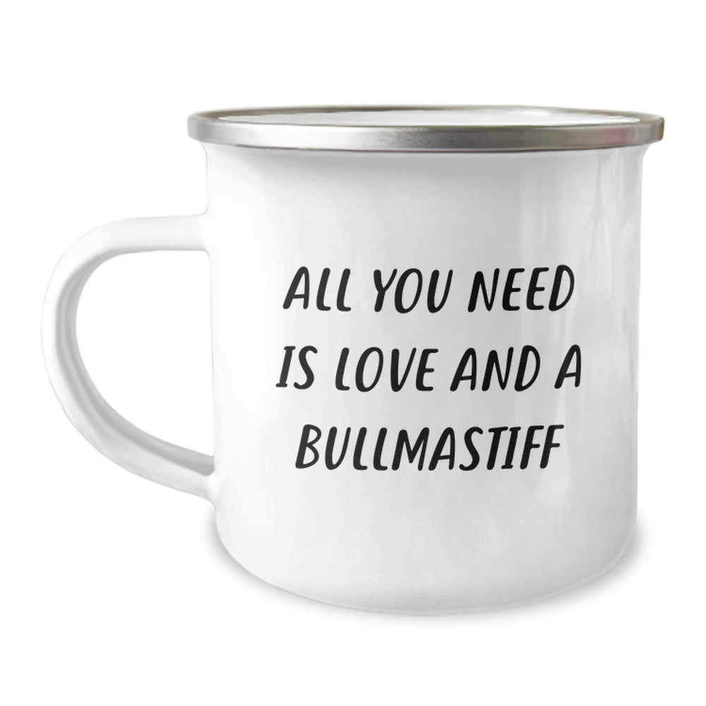Bullmastiff Dog Lover Gifts from Family - Funny Quote Camping Mug for Christmas Unique Presents for Men Women Friends - Image 1