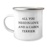 Load image into Gallery viewer, Funny Cairn Terrier Dog Camping Mug Christmas Unique Gifts from Men to Friends - Image 1
