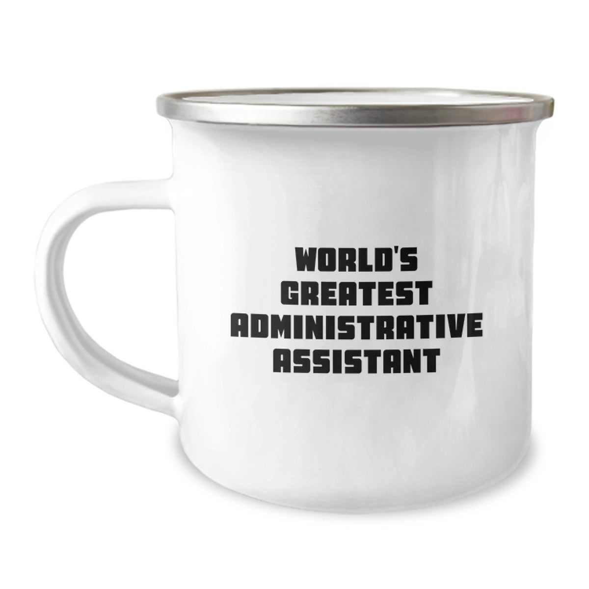 Funny Administrative Assistant Gifts from Friends, World's Greatest Quote on Camping Mug for Christmas Unique Gifts, Perfect for Coworkers or Family - Image 1