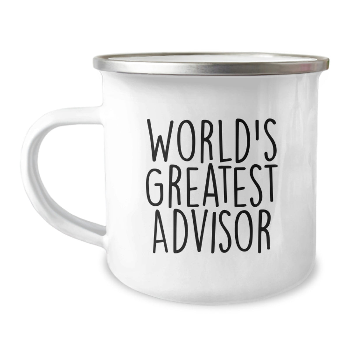 Funny World's Greatest Advisor Gifts for Graduation, Camping Mug for Advisor, 'The World's Greatest' Quote - Gifts from Family, Friends, Coworkers, or Men - Image 1
