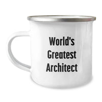 Load image into Gallery viewer, Funny World&#39;s Greatest Architect Camping Mug, Ideal Gifts for Architects on Christmas, Unique Presents by Gifts from Men - Image 1
