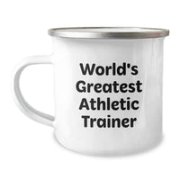 Load image into Gallery viewer, Funny World&#39;s Greatest Athletic Trainer Gifts for Men from Friends on Graduation Unique Gifts, Camping Mug - Image 1
