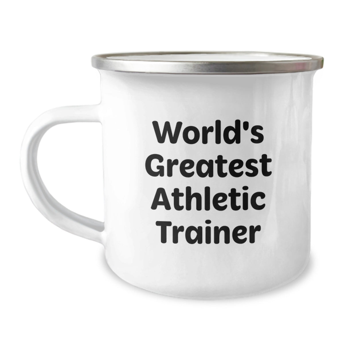 Funny World's Greatest Athletic Trainer Gifts for Men from Friends on Graduation Unique Gifts, Camping Mug - Image 1