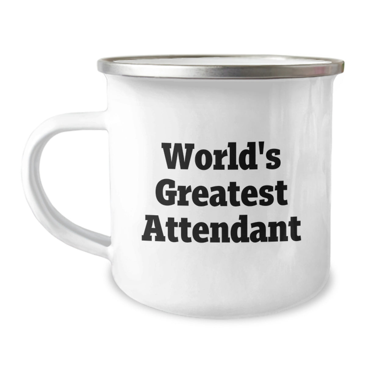Funny Attendant Gifts from Friends, World's Greatest Attendant Camping Mug, Birthday Unique Gifts for Attendant - Image 1