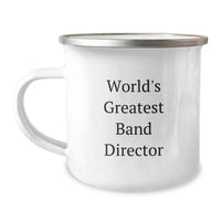 Load image into Gallery viewer, Funny World&#39;s Greatest Band Director Gifts from Friends for Band Director Camping Mug, Unique Graduation Gifts - Image 1

