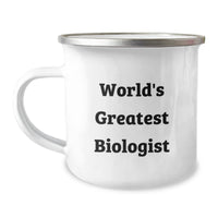 Load image into Gallery viewer, Funny World&#39;s Greatest Biologist Gifts for Biologists Men Camping Mug - Perfect Graduation Unique Gifts from Friends and Family - Image 1
