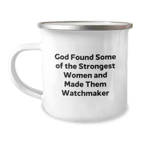 Load image into Gallery viewer, Funny Watchmaker Gifts from Men to Women, Graduation Unique Gifts for Watchmaker Friends, Camping Mug with Inspirational Quote - Image 1