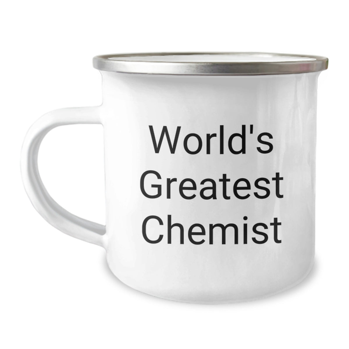 Funny World's Greatest Chemist Gifts from Family to Chemist for Graduation, 12 oz Camping Mug - Image 1