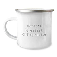 Load image into Gallery viewer, World&#39;s Greatest Chiropractor Funny Camping Mug Gifts for Chiropractor Friends from Family - Image 1
