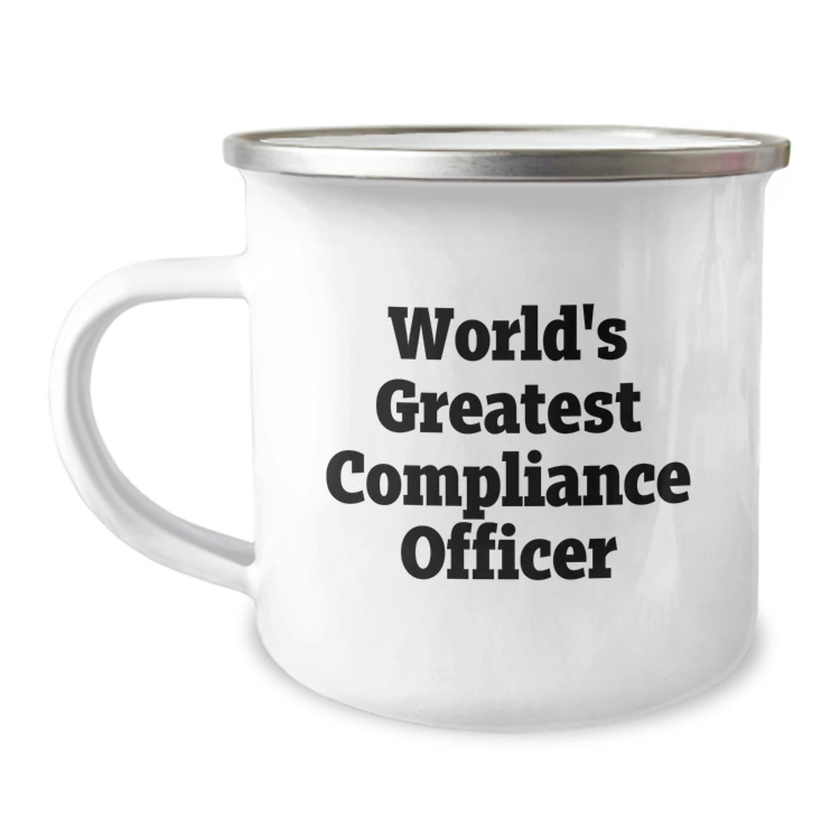 Compliance Officer Gifts from Friends, World's Greatest Compliance Officer, Camping Mug for Graduation Unique Gifts - Image 1