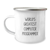 Load image into Gallery viewer, Funny World&#39;s Greatest Computer Programmer Gifts for Men Computer Programmer Camping Mug Birthday Unique Gifts from Friends - Image 1
