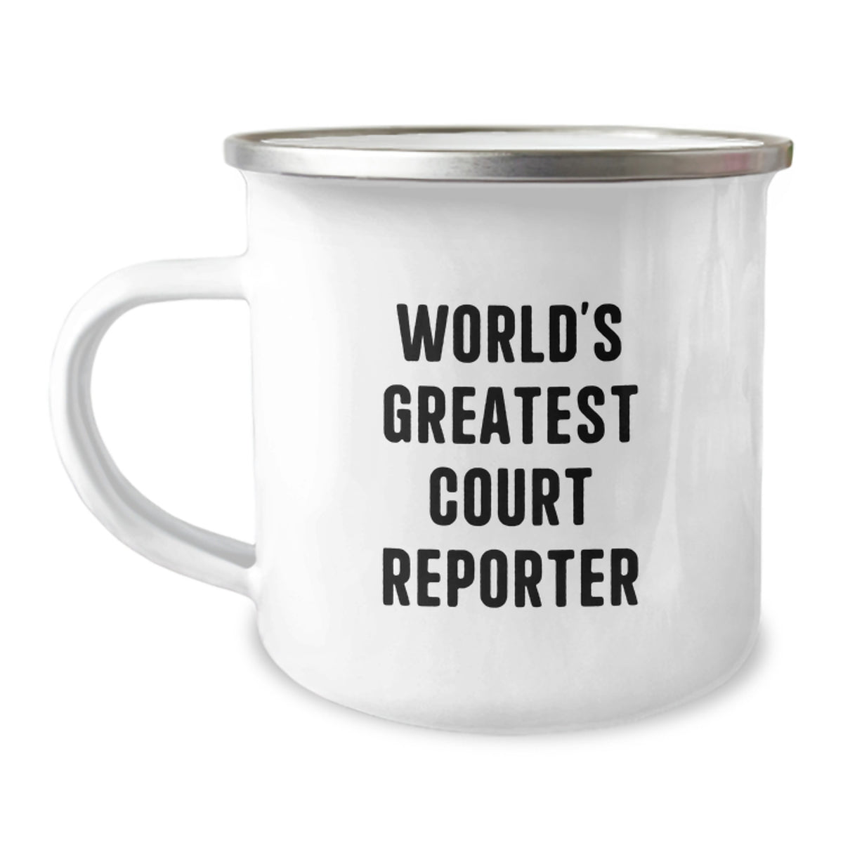 World's Greatest Court Reporter Funny Camping Mug Gifts from Friends for Court Reporters Graduation - Image 1