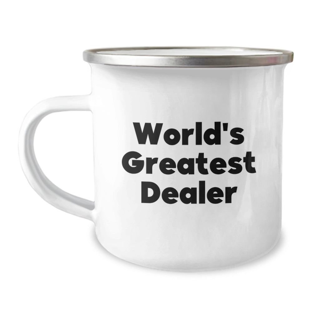 Funny World's Greatest Dealer Gifts from Men to Dealers - Christmas Unique Dealer Mug Camping Gifts - Image 1