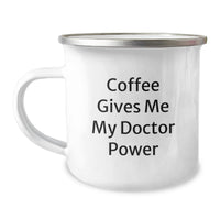 Load image into Gallery viewer, Funny Doctor Gifts for the Coffee Lover, Christmas Unique Mugs for Men Women Friends Coworkers Family 'Coffee Gives Me My Doctor Power' - Image 1