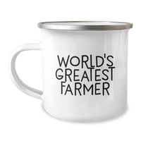 Load image into Gallery viewer, World&#39;s Greatest Farmer Funny Gifts for Farmers Camping Mug Birthday, Gifts from Friends, Gifts for Farmers, Unique Birthday Unique Gifts - Image 1
