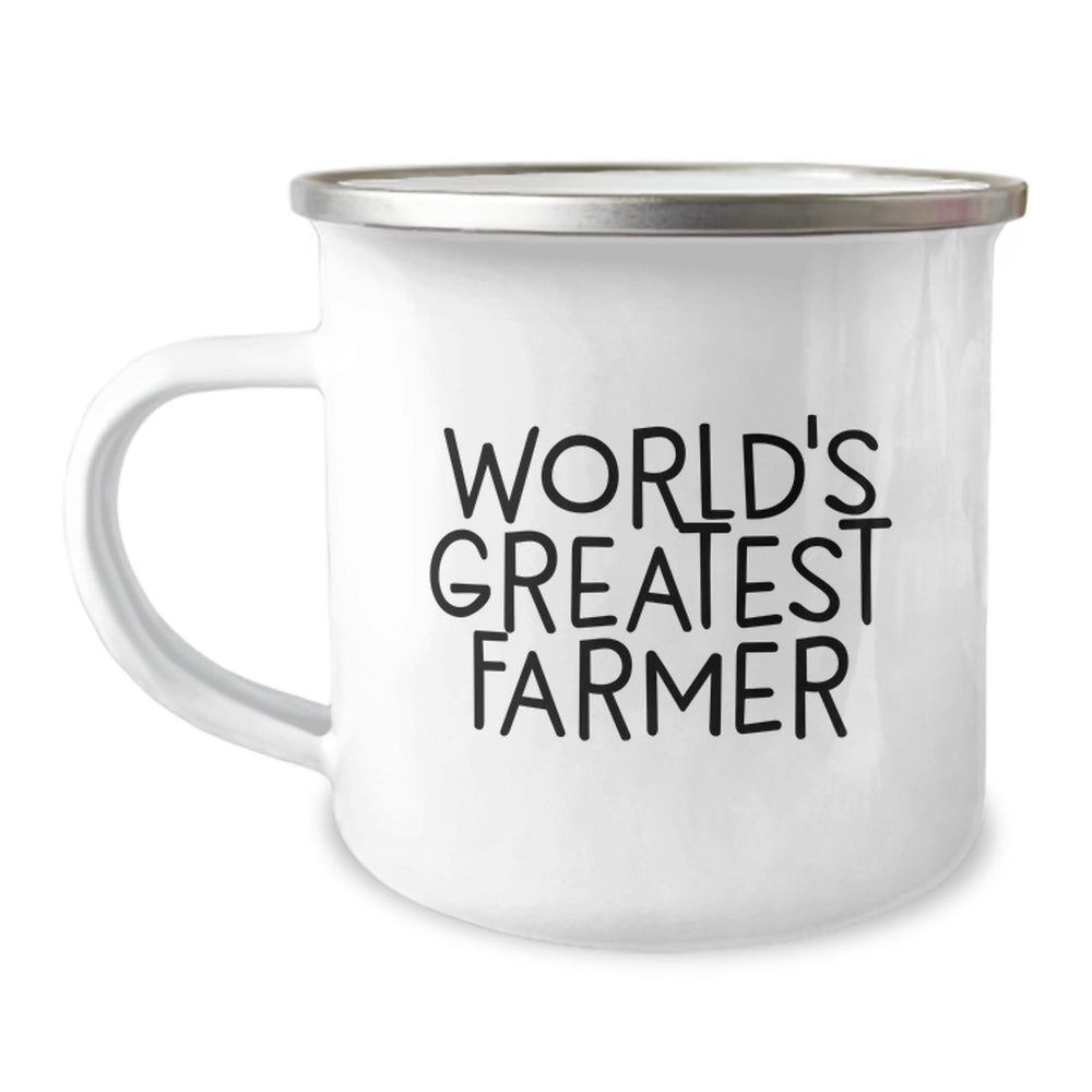 World's Greatest Farmer Funny Gifts for Farmers Camping Mug Birthday, Gifts from Friends, Gifts for Farmers, Unique Birthday Unique Gifts - Image 1