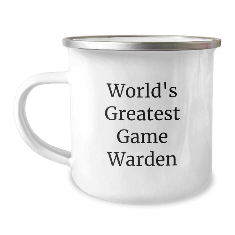 Funny Game Warden Gifts from Christmas Unique Gifts for Game Wardens - Best Camping Mug for Men - World's Greatest Game Warden Mug - Image 1