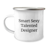Load image into Gallery viewer, Funny Designer Quotes Smart Sexy Talented Camping Mug, Christmas Unique Gifts from Friends, Perfect for Men Women Family - Image 1