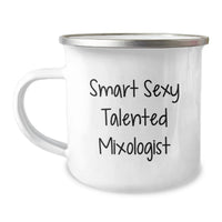 Load image into Gallery viewer, Funny Mixologist Gifts for Him, Unique Graduation Unique Gifts from Friends to Smart Sexy Talented Mixologist, Stainless Steel Camping Mug - Image 1